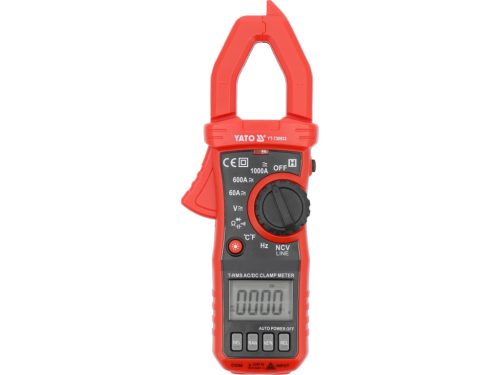 YATO Univerzálny kliešťový multimeter s funkciou TRUE RMS  AC/DC 10MA-1000A (YT-730933)