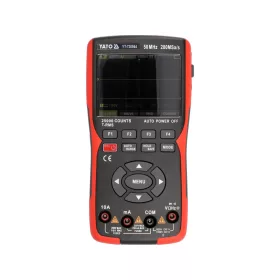   YATO Ručný osciloskop a multimeter 3 v 1, 50 MHz, 2 kanály, True RMS (YT-730944)