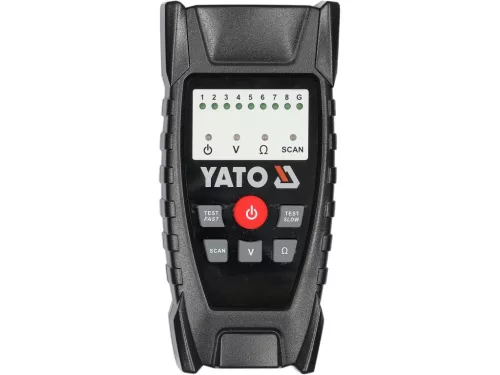 YATO Detektor a tester sieťových káblov (YT-73137)