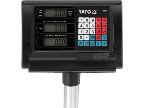 YATO Digitálna plošinová váha 100 kg / 20 g (YT-73275)