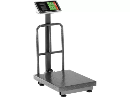 YATO digitálna balíková váha 300 kg / 50 g, s displejom a oceľovou plošinou 40 × 50 cm (YT-73283)