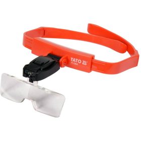YATO Náhlavní lupa s osvětlením (YT-73842)
