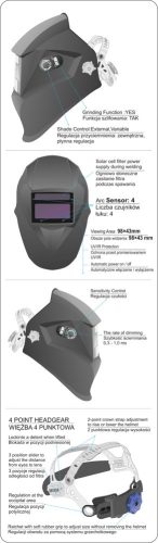 YATO Zváračská kukla samostmievacie PROFI (YT-73921)