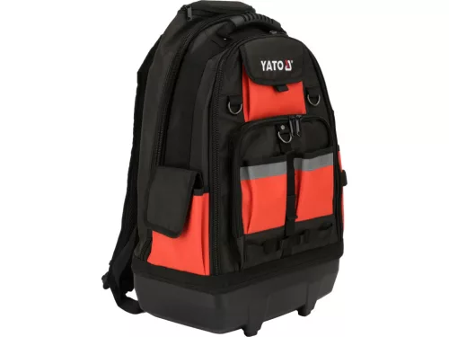 YATO pevný ruksak na náradie so sponami a kolieskami, 48 l (YT-74288)