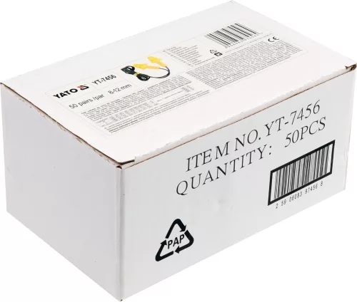YATO Chrániče sluchu 22dB (50 párov) (YT-7456)