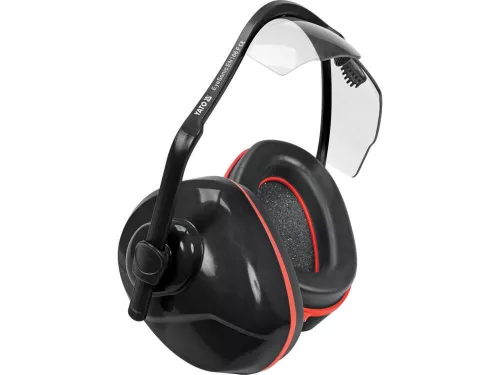 YATO KOMBINOVANÁ OCHRANA OČÍ A UŠÍ. MUFFS TRANSP. (YT-74636)