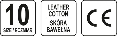 YATO MONTÁŽNE RUKAVICE VEĽKOSŤ 10 (YT-74640)