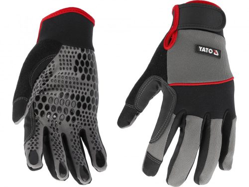 YATO RUKAVICE SILIKÓNOVÉ BODOVANÉ VEĽKOSŤ 8 (YT-746648)