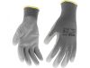 YATO PRACOVNÉ RUKAVICE POLYESTER/PU GREY S. 9 (YT-74719)