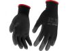 YATO PRACOVNÉ RUKAVICE NYLON/PU ČIERNA S. 8 (YT-74728)