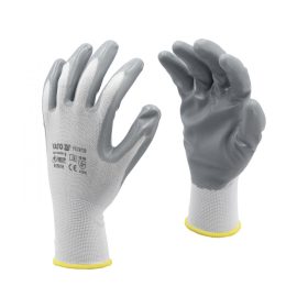   YATO PRACOVNÉ RUKAVICE NYLON/NITR. BIELA ​​S. 9 (YT-74739)