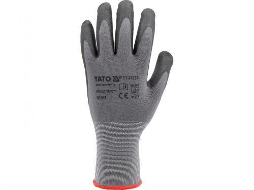 YATO BEZPEČNOSTNÉ RUKAVICE NITR. FOAM W. DOTS S. 9 (YT-74758)