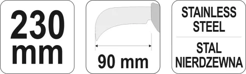 YATO Nôž na rezanie lepenky 230 mm (YT-7620)