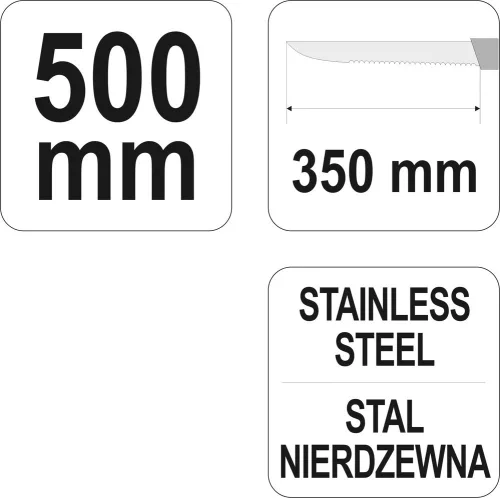 YATO Nôž na rezanie stavebných izolačných hmôt 500 mm (YT-7623)