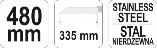 YATO Nôž na rezanie stavebných izolačných hmôt 480 mm (YT-7624)