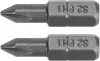YATO Bitek PH1 25mm 1/4 2 ks (YT-77871)