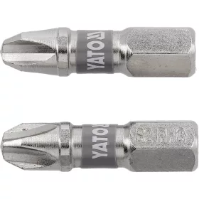YATO SKRUTKOVACIE BITY 1/4 25 MM PH3 2 KS Ni (YT-78002)