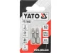 YATO bity skrutkovacie 1/4 25MM PZ1 2 KS Ni (YT-78003)