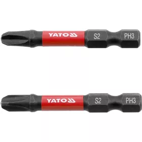 YATO bity nárazové  1/4 50 mm PH3 2 ks (YT-78042)