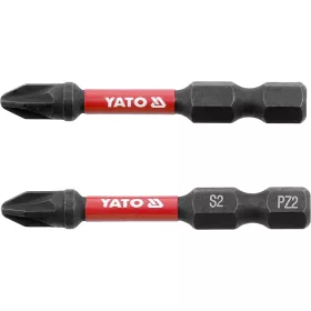   YATO NÁRAZOVÉ SKRUTKOVACIE Bity 1/4 50MM PZ2 2PC (YT-78044)