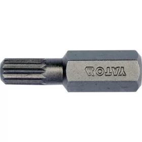YATO Bit SPLINE M6, 8 × 30 mm, 10 ks/blister (YT-78191)