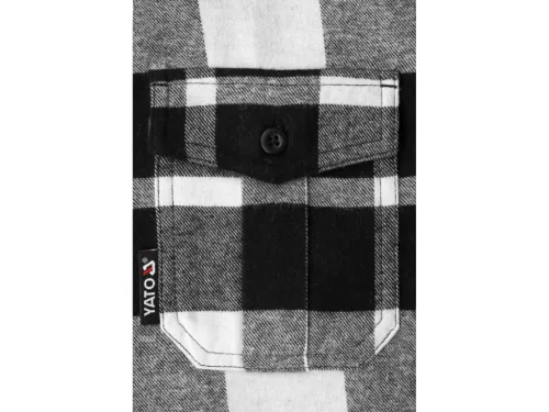 YATO FLANELOVÁ KOŠEĽA BIELA ​​S. 2XL (YT-78816)
