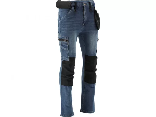 YATO PRACOVNÁ NOHAVICA STRETCH JEANS TROUS. TMAVOMODRÝ S.L (YT-79052)