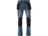 YATO PRACOVNÁ NOHAVICA STRETCH JEANS TROUS. TMAVOMODRÉ S. L/XL (YT-79053)