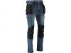 YATO PRACOVNÁ NOHAVICA STRETCH JEANS TROUS. TMAVOMODRÉ S. L/XL (YT-79053)
