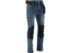 YATO PRACOVNÁ NOHAVICA STRETCH JEANS TROUS. TMAVOMODRÉ S. XL (YT-79054)