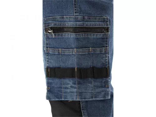 YATO PRACOVNÁ NOHAVICA STRETCH JEANS TROUS. TMAVOMODRÉ S. 2XL (YT-79055)
