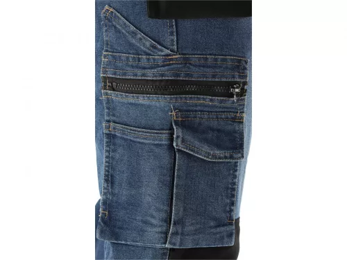 YATO PRACOVNÁ NOHAVICA STRETCH JEANS TROUS. TMAVOMODRÉ S. 2XL (YT-79055)
