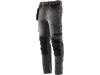 YATO PRACOVNÁ NOHAVICA STRETCH JEANS TROUS. OCELE ŠEDÁ S.M (YT-79061)