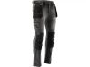 YATO PRACOVNÁ NOHAVICA STRETCH JEANS TROUS. OCELE ŠEDÁ S.M (YT-79061)