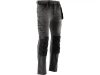 YATO PRACOVNÁ NOHAVICA STRETCH JEANS TROUS. OCELE ŠEDÁ S.M (YT-79061)