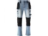 YATO PRACOVNÁ NOHAVICA STRETCH JEANS TROUS. SVETLOMODRÝ S.M (YT-79071)