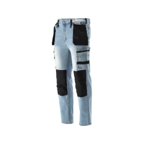   YATO PRACOVNÁ NOHAVICA STRETCH JEANS TROUS. SVETLOMODRÉ S. L/XL (YT-79073)