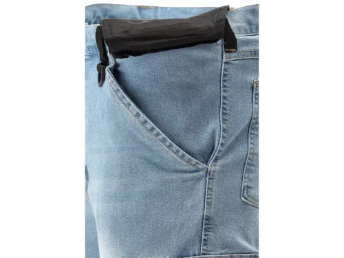YATO PRACOVNÁ NOHAVICA STRETCH JEANS TROUS. SVETLOMODRÉ S. 2XL (YT-79075)