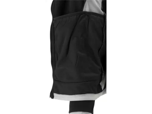 YATO SARNA Fleece s kapucňou – čierna, veľkosť L (YT-79172)