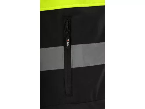 YATO výstražná fleecová bunda, veľkosť S