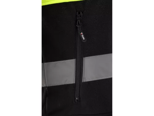 YATO výstražná fleecová bunda, veľkosť XXL