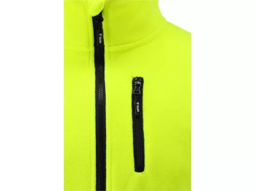 YATO výstražná fleecová bunda, veľkosť XXXL