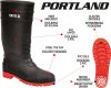 YATO BEZPEČNOSTNÉ Gumené čižmy PORTLAND 43 (YT-80885)