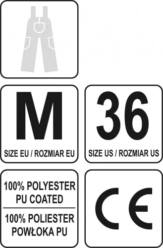 YATO HI-VIS ORANŽOVÉ ZIMNÉ Vodotesné pracovne nohavice VEĽKOSŤ M (YT-80961)