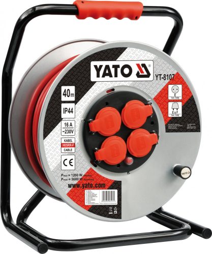 YATO Predlžovák bubnový 40 m plast (YT-8107)