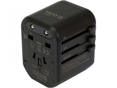 YATO CESTOVNÝ ADAPTÉR UNIV. USB, USB-C 18W (YT-81300)