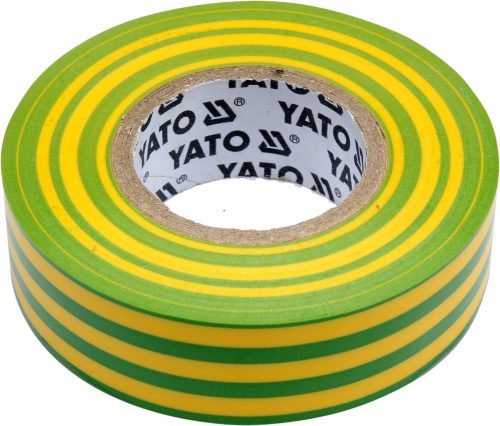 YATO Izolačná páska pre elektrikára PVC 19mm/20m žlto-zelená (YT-81655)