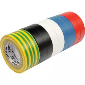   YATO Páska izolačná 19 x 0,13 mm x 20 m farebná 10 ks (YT-8173)