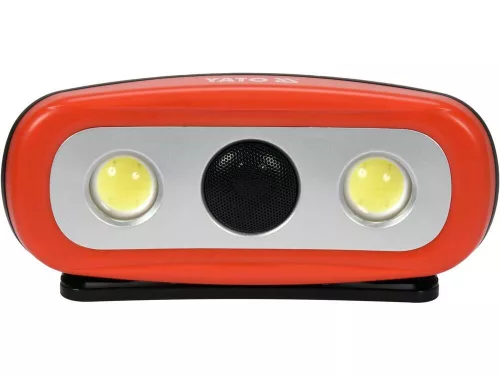 YATO Lampa pracovná s reproduktorom / 2 x 15W / IP44 / 2000lm (YT-81808)