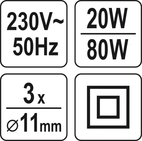 YATO Pištoľ tavná YATO 20/80W (YT-82402)